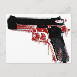 Carte Postale Bloody Gun