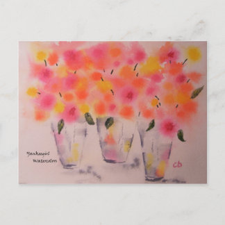 Carte Postale Blooms Bubblegum