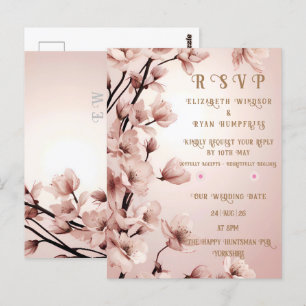 Carte Postale Blossoms of Love" Collection Faire-part de mariage