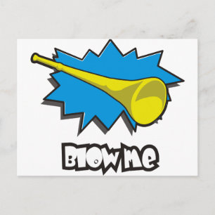Carte Postale Blow ME (vuvuzela)