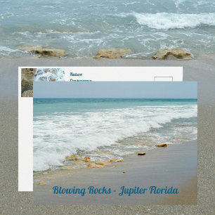 Carte Postale Blowing Rocks Jupiter Floride Photographique