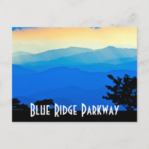 Carte Postale blue
