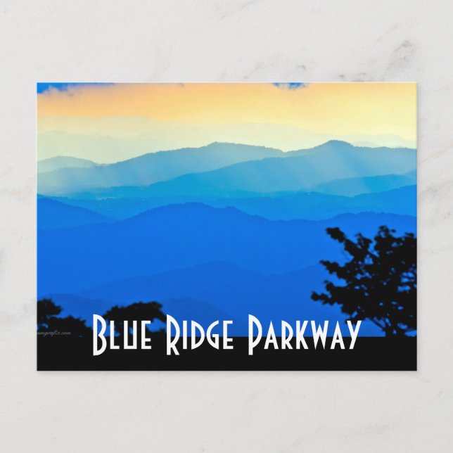 Carte Postale blue (Devant)