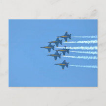 Blue Angels Six Jets en formation diagonale avec f