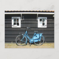 Blue Bicyclette Maison hollandaise en Hollande Car
