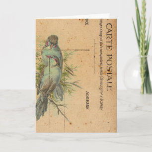 Carte Postale Blue Bird Art numérique Anniversaire