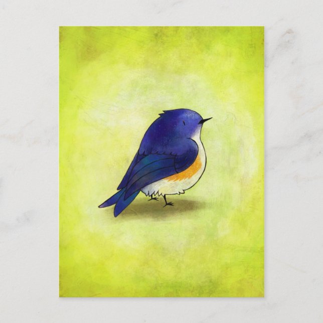 Carte postale Blue Birdie (Devant)