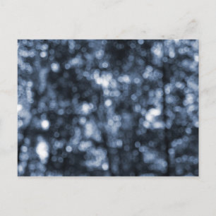 Carte postale Blue Bokeh
