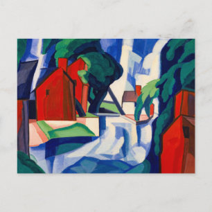 Carte Postale Blue Day, 1930 d'Oscar Bluemner