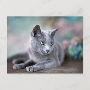 Carte Postale Blue de Russian
