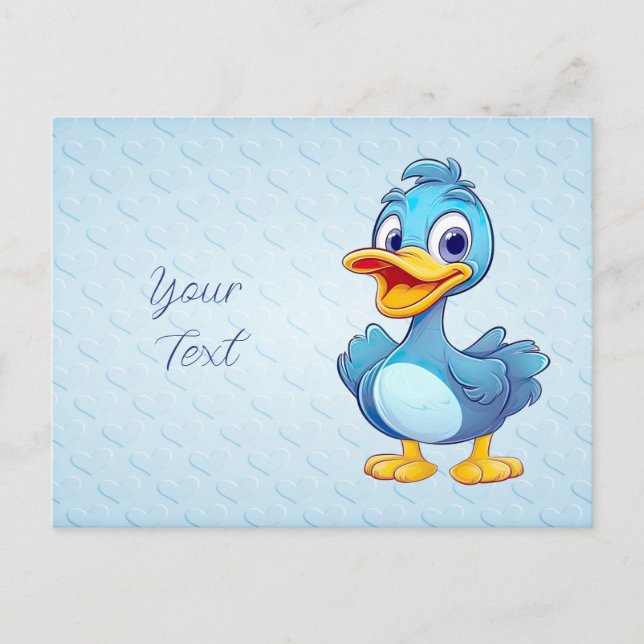 Carte postale Blue Duck (Devant)