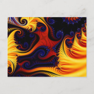 Carte postale Blue Fire 1