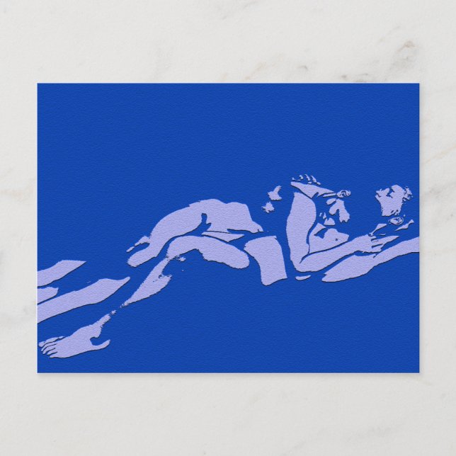 Carte Postale Blue Gay Love (Devant)