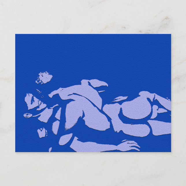 Carte Postale Blue Gay Love (Devant)