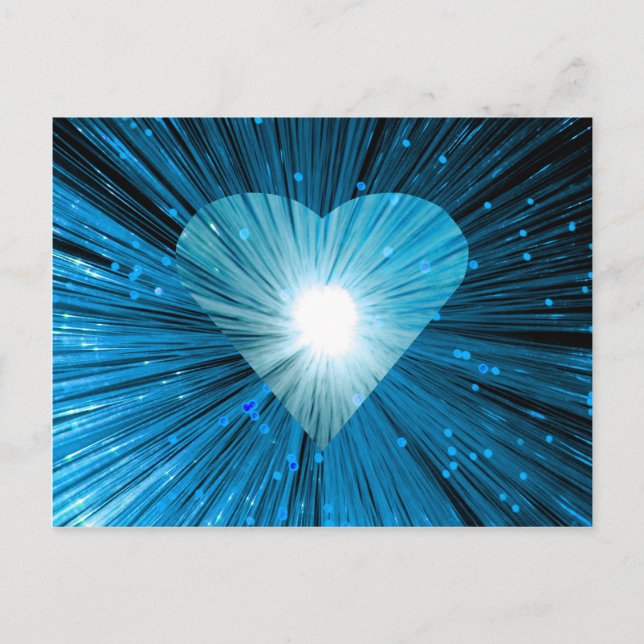 Carte postale Blue Heart (Devant)