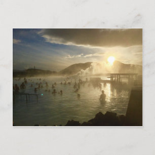 Carte postale Blue Lagoon Islande Sunshine