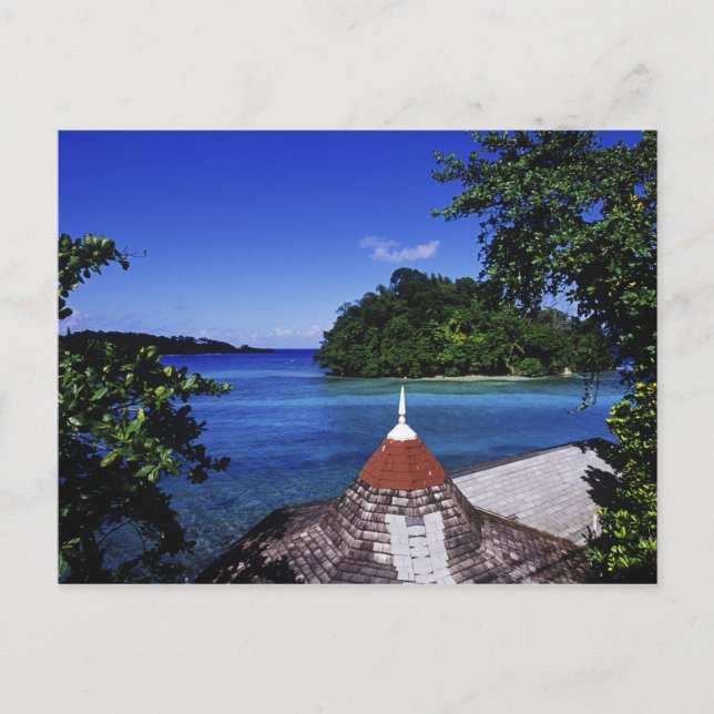 Carte Postale Blue Lagoon, Port Antonio, Jamaïque (Devant)