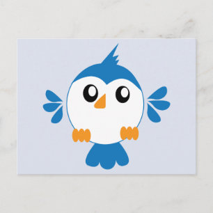 Carte Postale Blue Lil' Bird