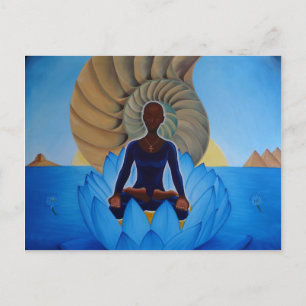 Carte postale Blue Lotus