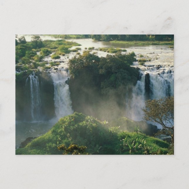 Carte Postale Blue Nile Falls, Éthiopie (Devant)
