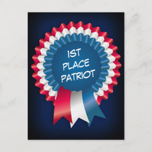 Carte Postale Blue Ribbon Patriot