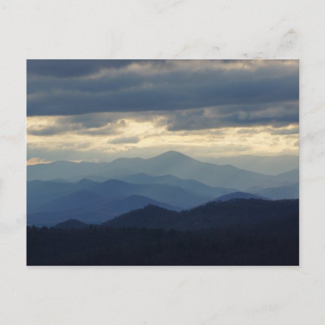 Carte Postale Blue Ridge Mountains (Devant)