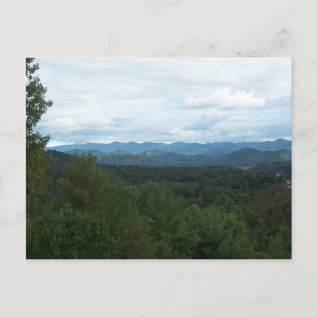 Carte Postale Blue Ridge Mountains - NC (Devant)
