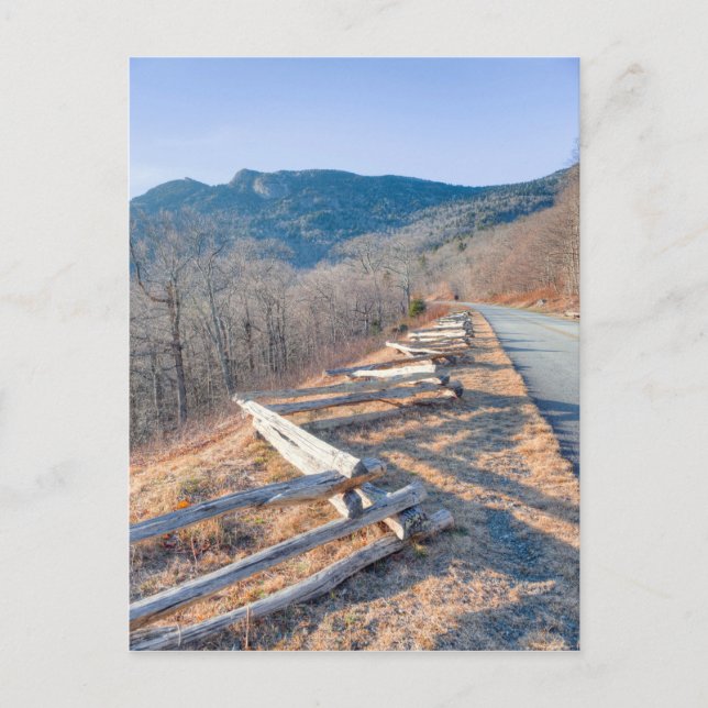 Carte Postale Blue Ridge Parkway et Grand-père Mountain (Devant)