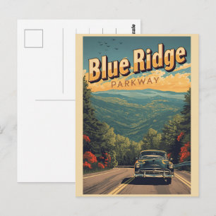 Carte Postale   Blue Ridge Parkway Scenic Byway Virginie Nord C