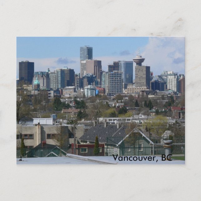 Carte Postale Blue Skies, Vancouver (Colombie-Britannique) (Devant)