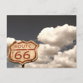 Carte Postale Blue Sky's sur la route 66