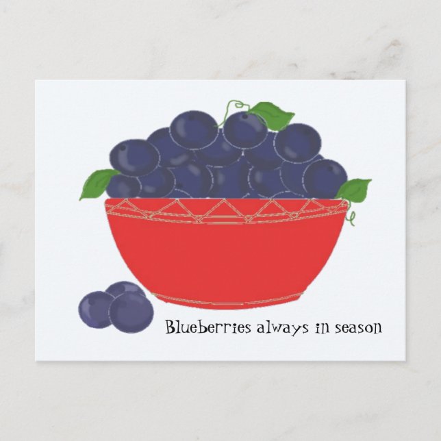 Carte Postale Blueberges (Devant)
