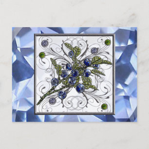 Carte Postale Blueberry