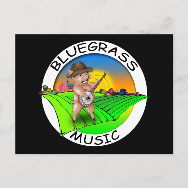 Carte Postale Bluegrass (Devant)