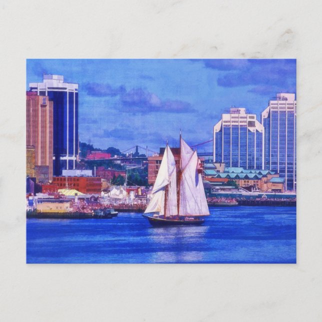 Carte Postale Bluenose Schooner Boat in Halifax Nova Scotia (Devant)