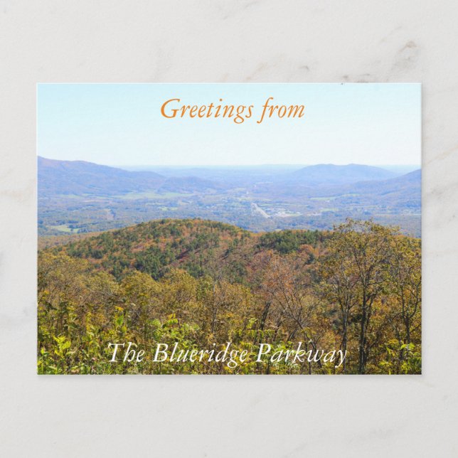 Carte postale Blueridge Parkway (Devant)