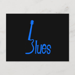 Carte Postale Blues guitare