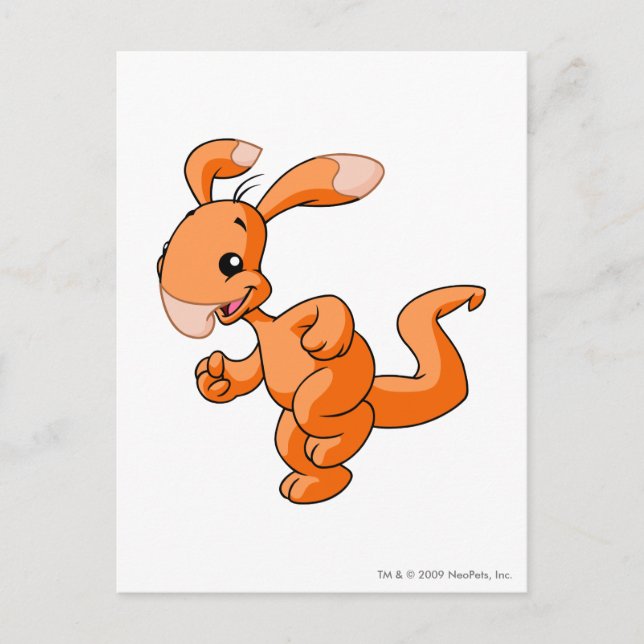 Carte Postale Blumaroo Orange (Devant)