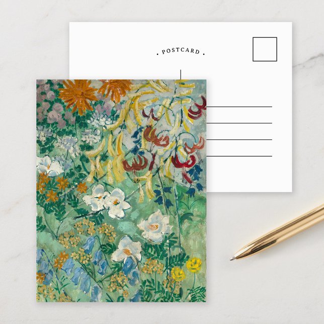 Carte Postale Blumen | August Babberger (Créateur téléchargé)