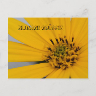 Carte Postale Blumen Gruß