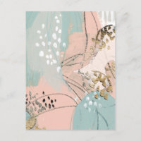 Blush & Gold I