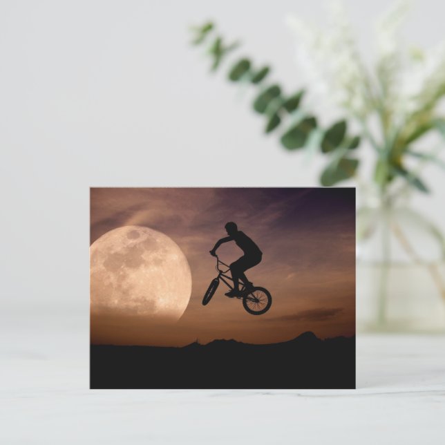 Carte Postale Bmx  (Debout devant)