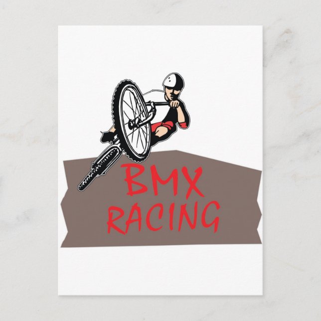 CARTE POSTALE BMX RACING (Devant)