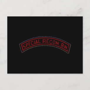 Carte Postale BN de reconnaissance spéciale