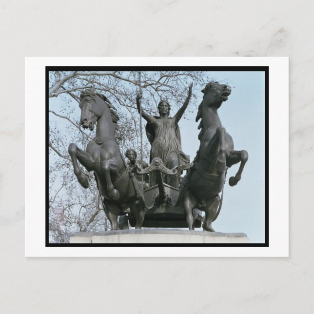 Carte Postale Boadicea, 1850s (bronze) (voyez également 33580) (Devant)