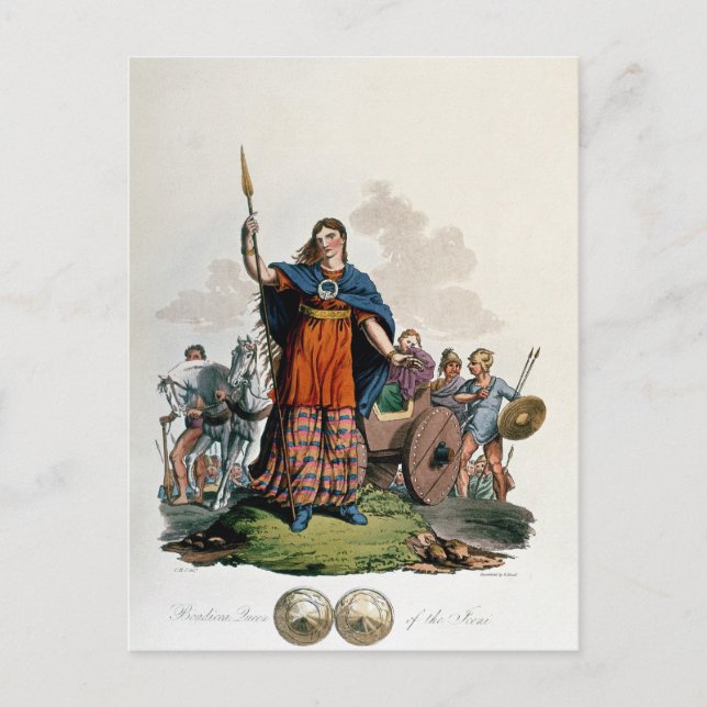 Carte Postale Boadicea, reine de l'Iceni (Devant)
