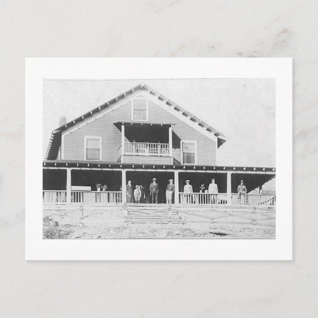 Carte Postale Boarding House à Round Town à Norton, en Virginie. (Devant)