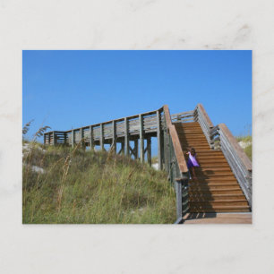 Carte Postale Boardwalk, Floride, photo de la plage de Cape San