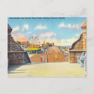 Carte Postale Boardwalk Ocean Front Park, Daytona Beach, Floride