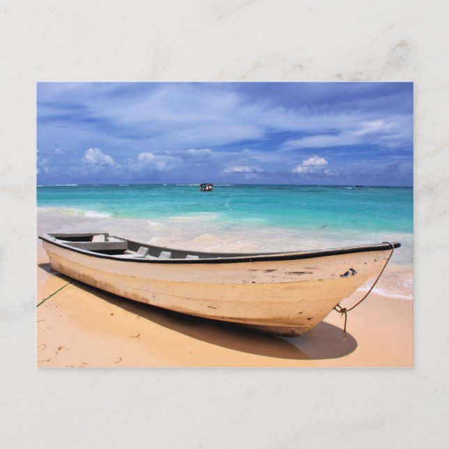 Carte Postale Boat On the Beach (Devant)